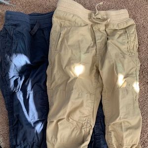 (2) Gap kids boys cotton pants 3T